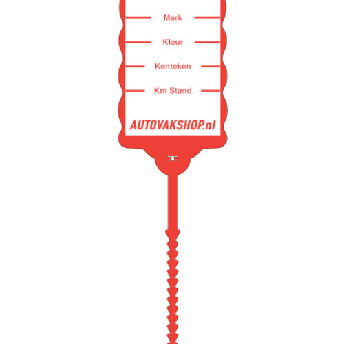 CCN2 sleutellabels rood